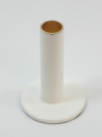 Metall-Kerzenhalter H10cm D 2,3cm weiss 800985-11